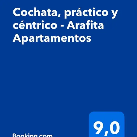 Apartman Cochata, Practico Y Centrico - Arafita Escarrilla